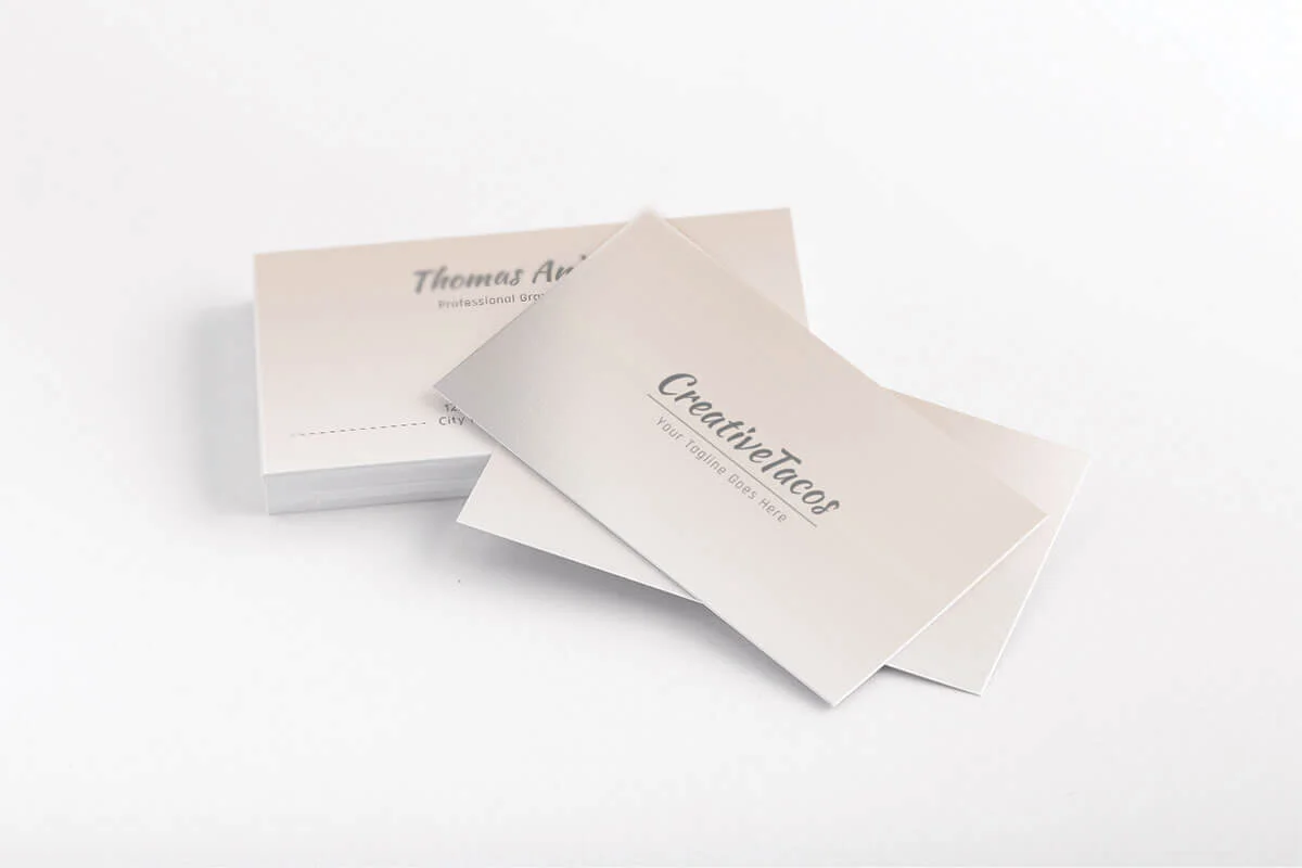 Sober Elegant Business Card Template Preview 1