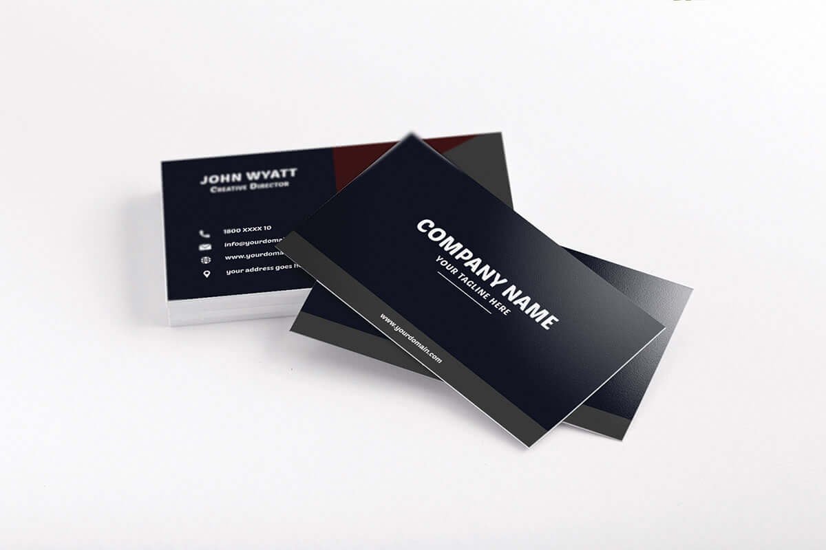 Creative Minimal Business Card Template V3 Preview 1