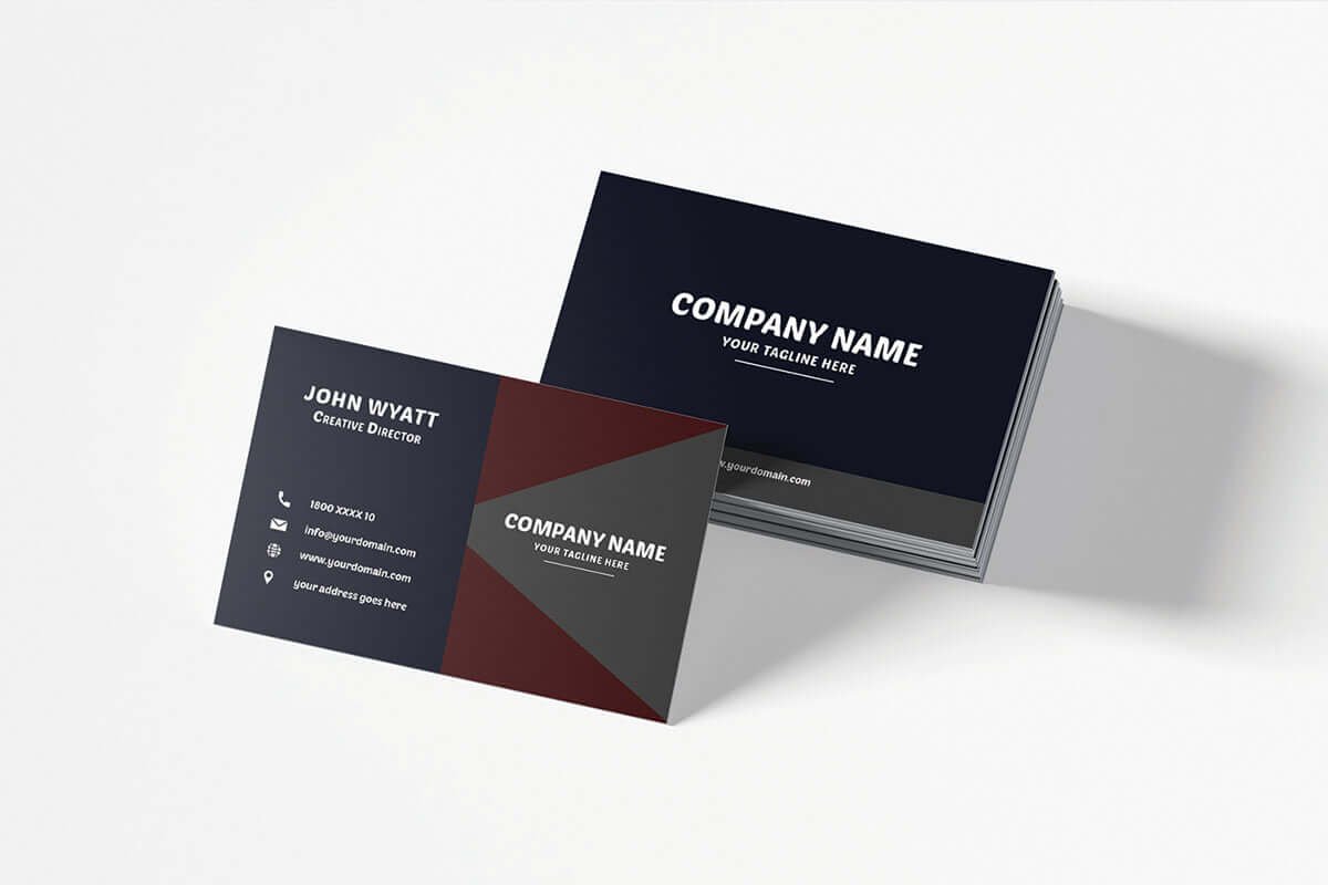 Creative Minimal Business Card Template V3 Preview 2