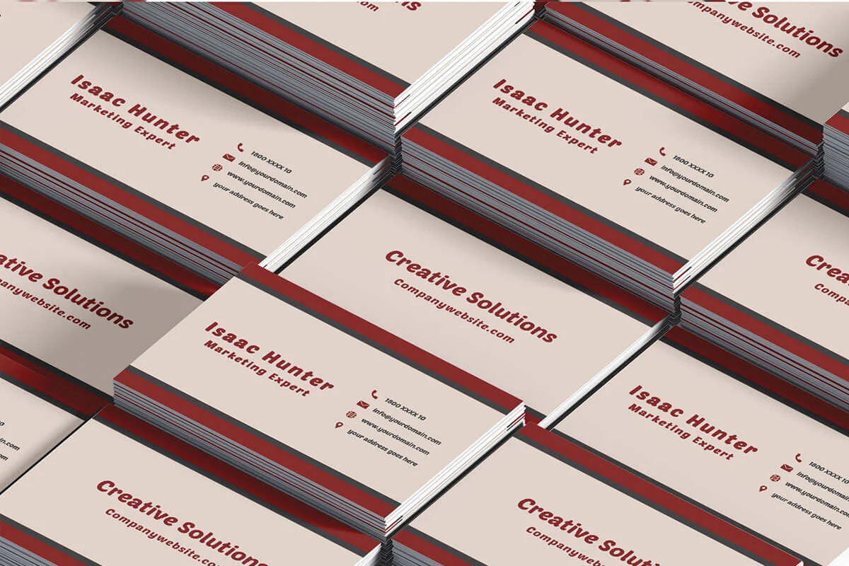 Creative Sober Business Card Template V2 Preview 6