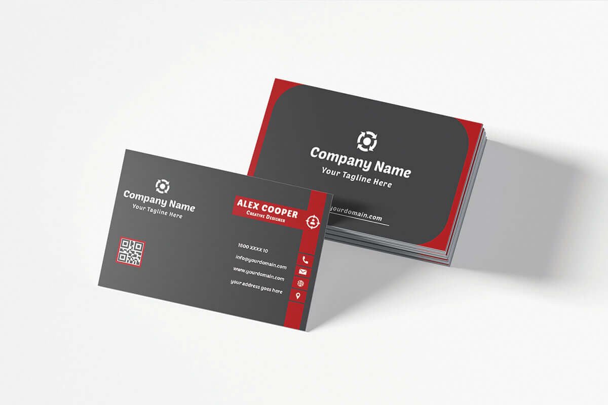Creative Sober Business Card Template V3 Preview 2