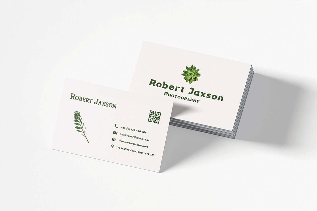 Floral Business Card Template V2 Preview 2