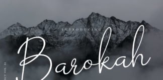 Free Barokah Signature Font