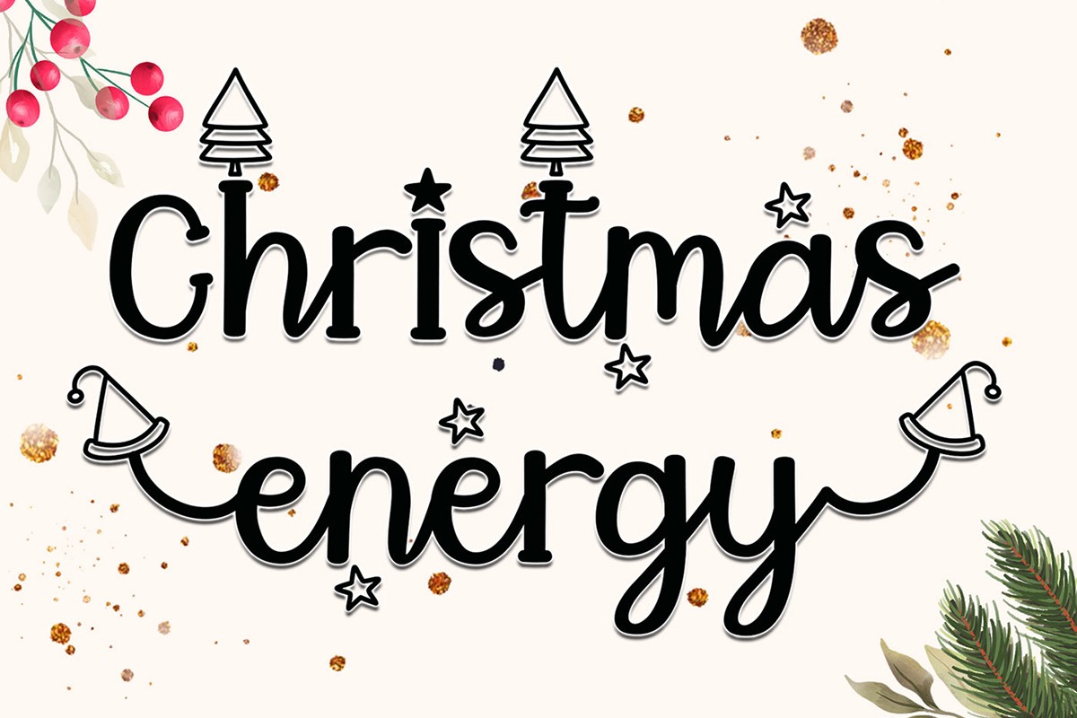 Free Christmas Energy Script Font