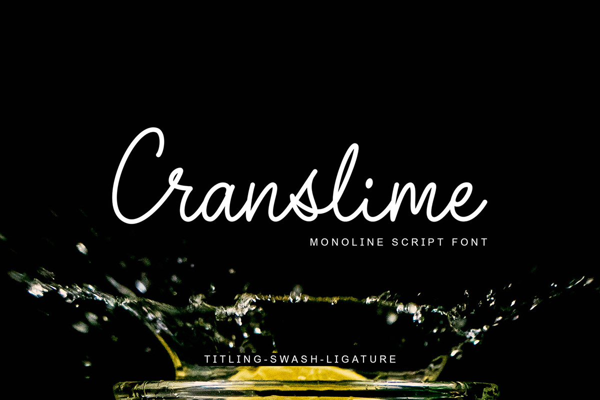 Free Cranslime Script Font