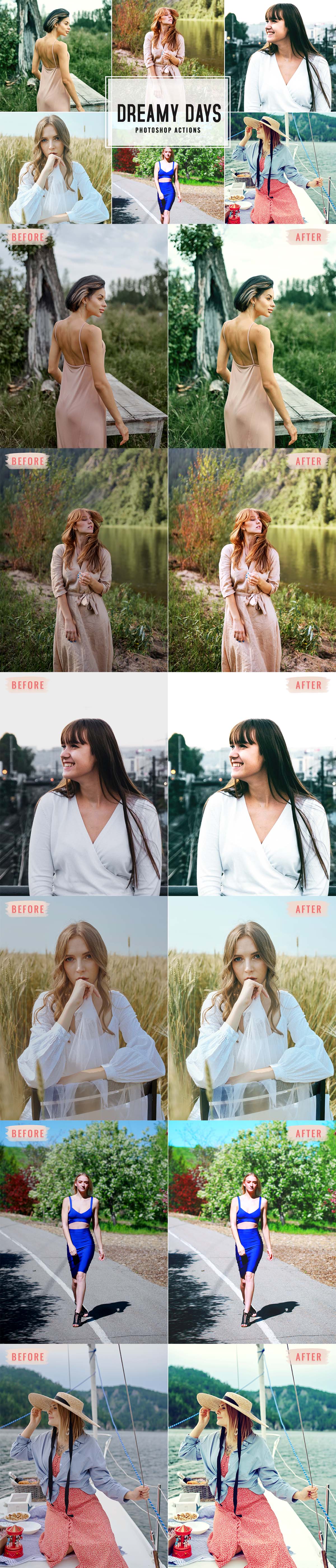 Free Dreamy Days Photoshop Actions