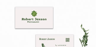 Free Floral Business Card Template V2