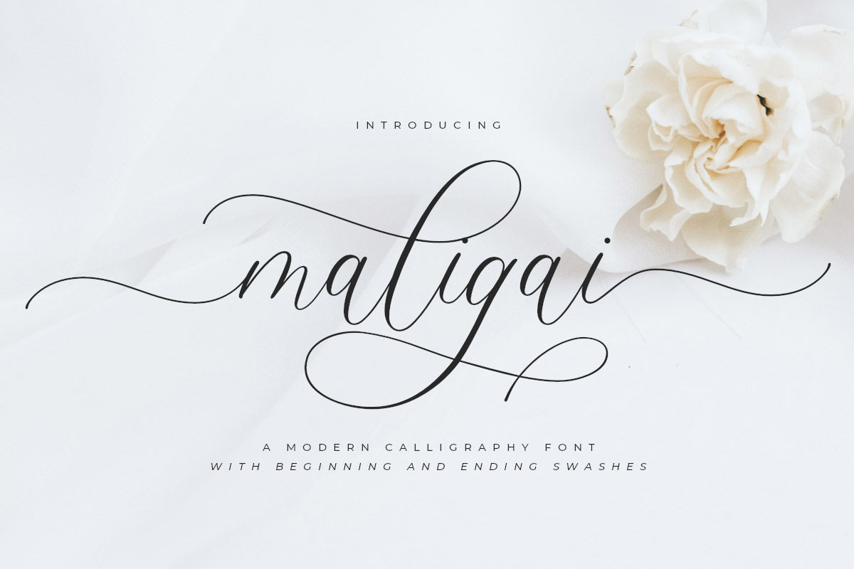 Free Maligai Script Font