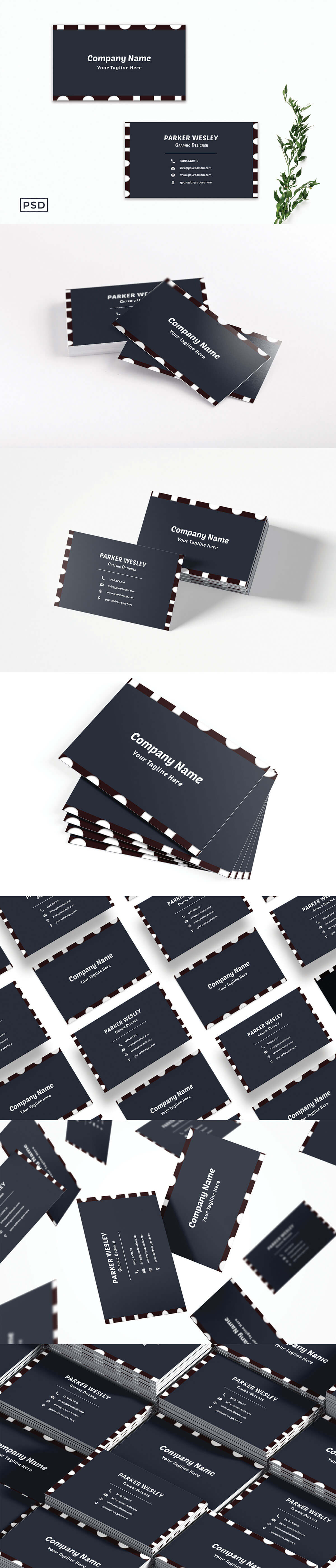 Free Modern Creative Minimal Business Card Template V2