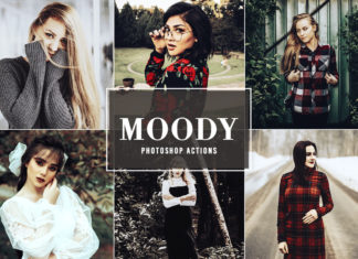 Free Moody Photoshop Actions
