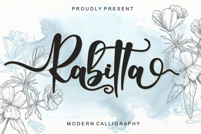 Free Rabitta Calligraphy Font