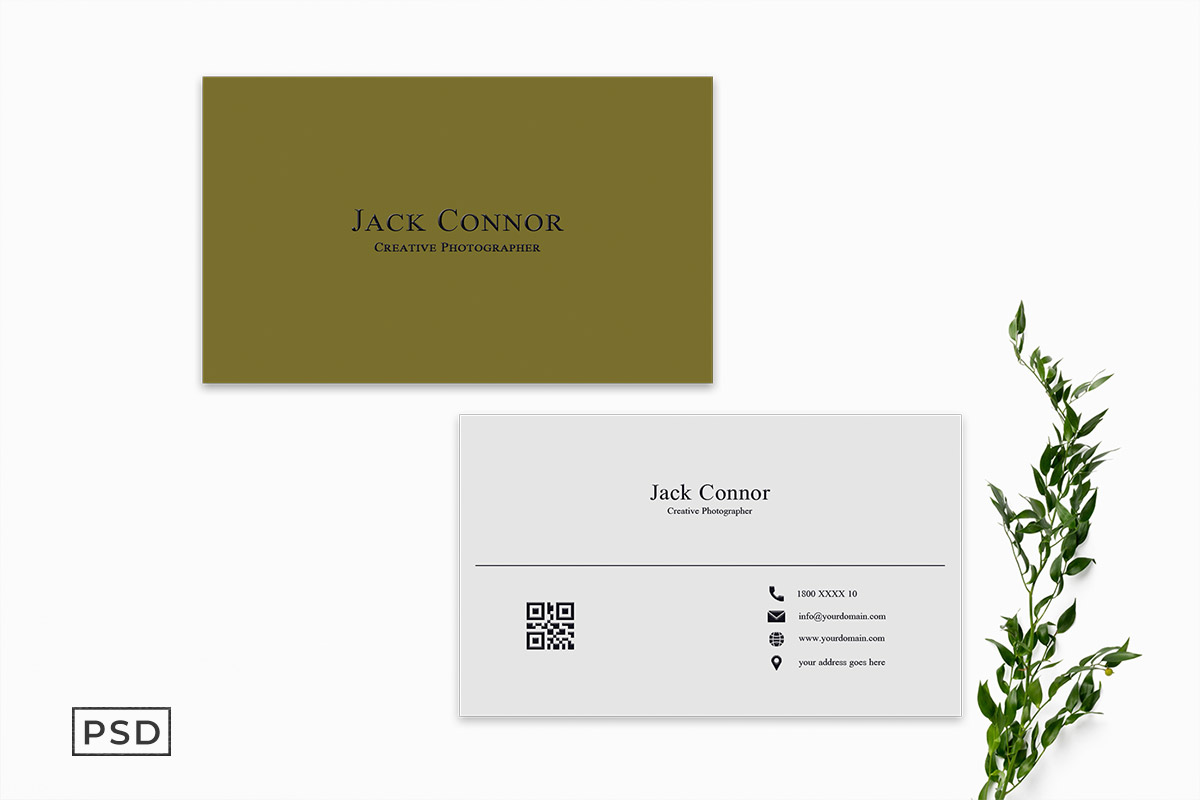 Free Simple Business Card Template V2