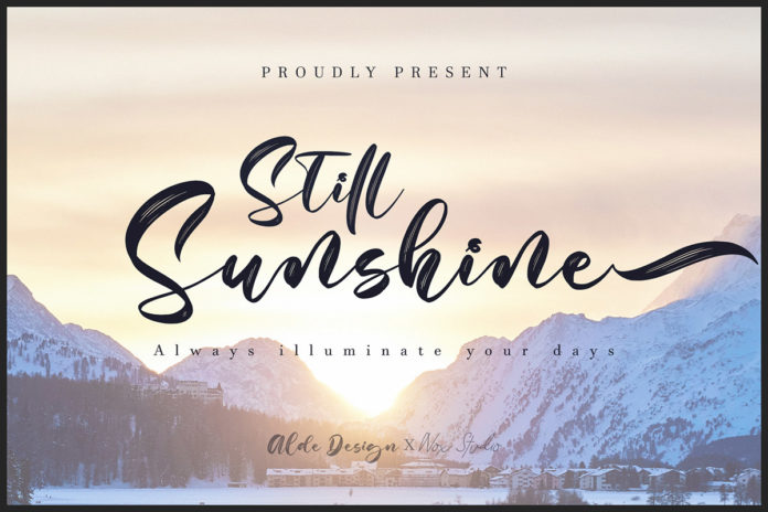 Free Still Sunshine Script Typeface