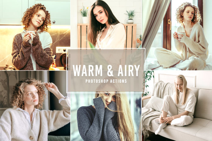 Free Warm & Airy Photoshop Actions