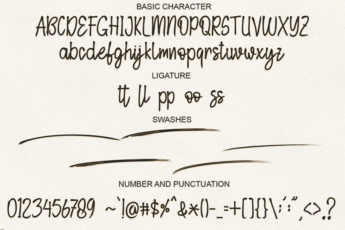 Motherblood Handwritten Script Font Preview 4