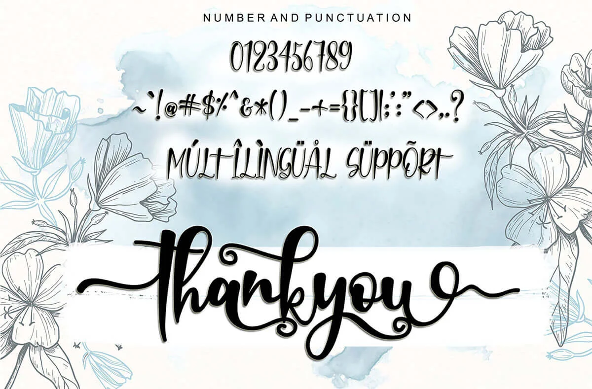 Rabitta Calligraphy Font Preview 5