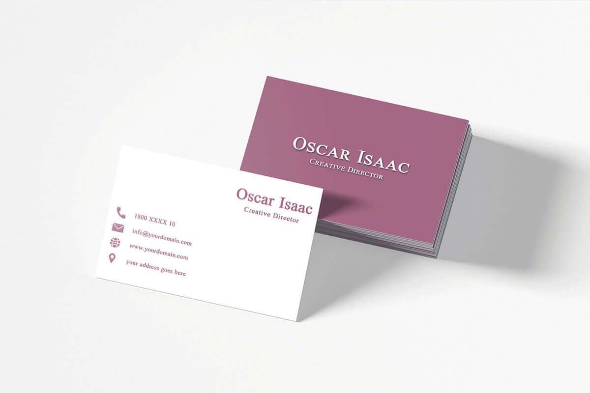 Simple Creative Business Card Template Preview 2