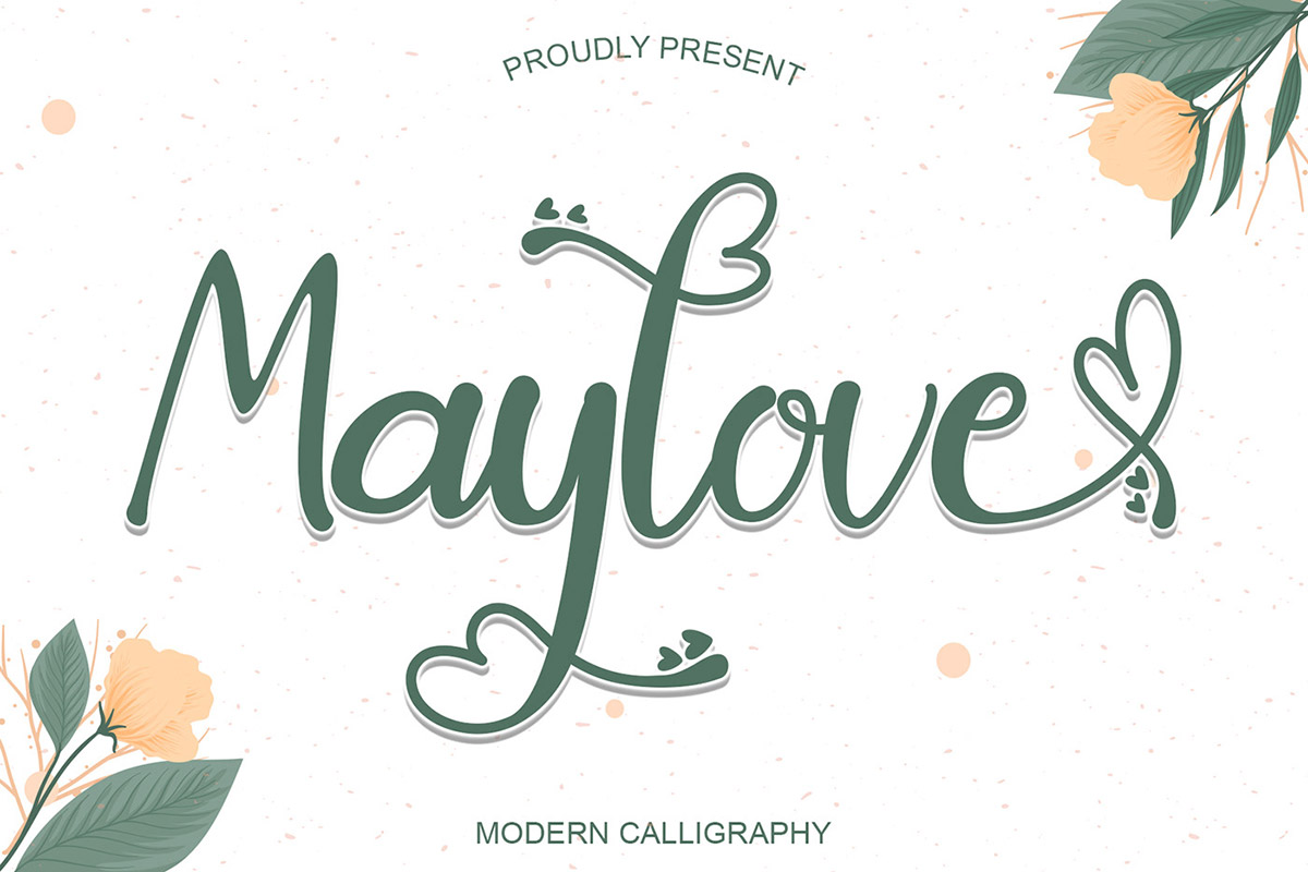 Free Maylove Calligraphy Font