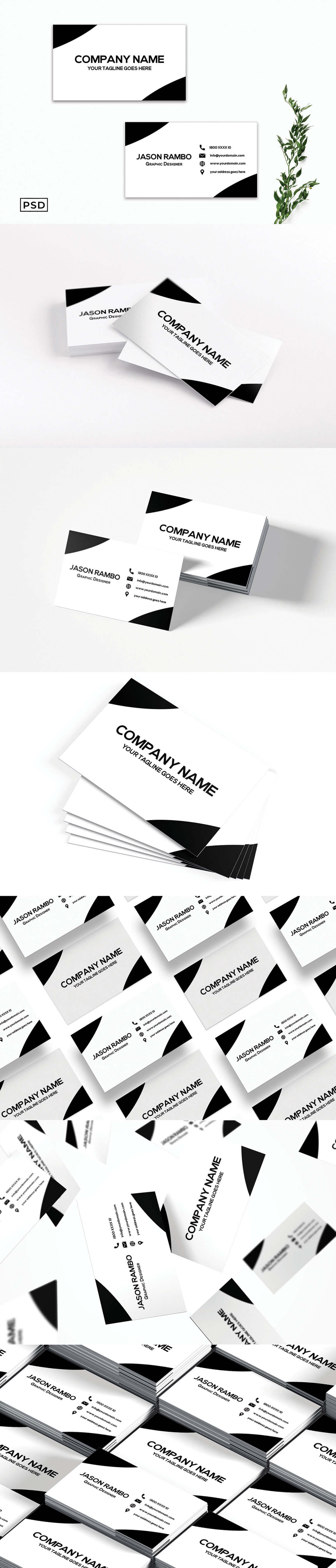 Free Minimal Business Card Template V7