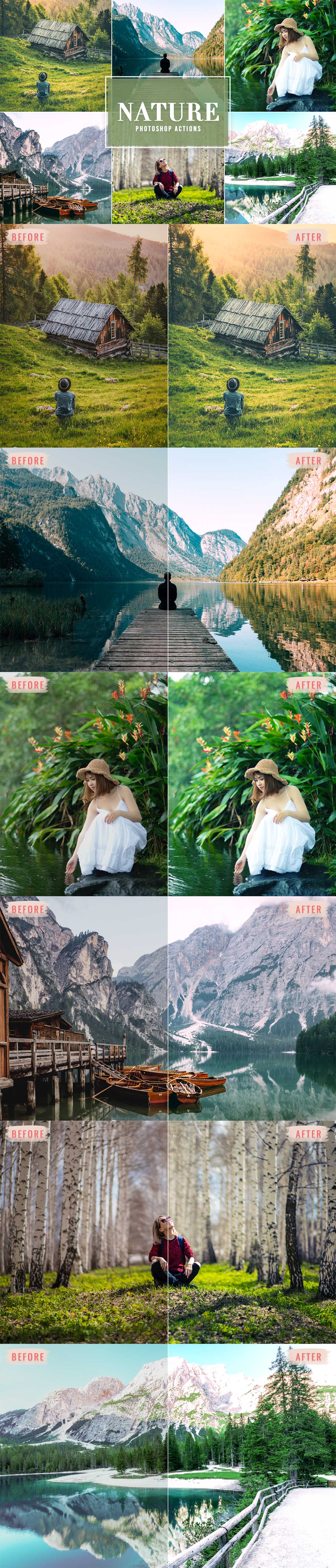 Free Nature Photoshop Actions