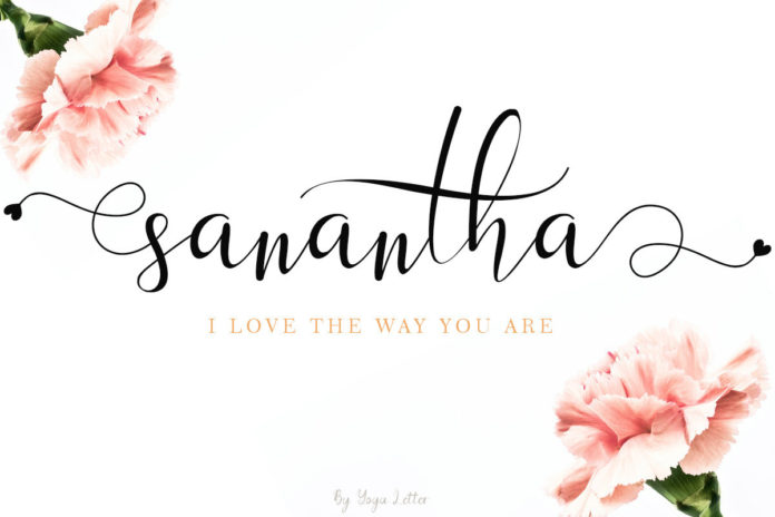 Free Sanantha Script Font