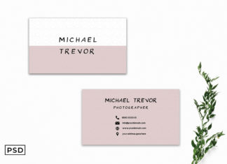 Free Simple Business Card Template V4