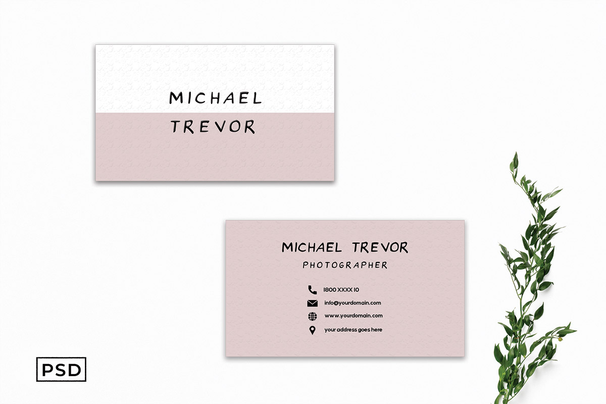 Free Simple Business Card Template V4