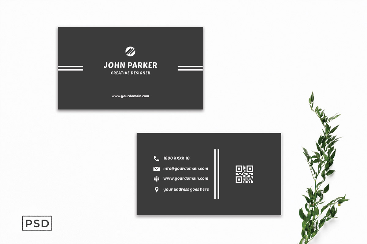 Free Simple Creative Business Card Template V3
