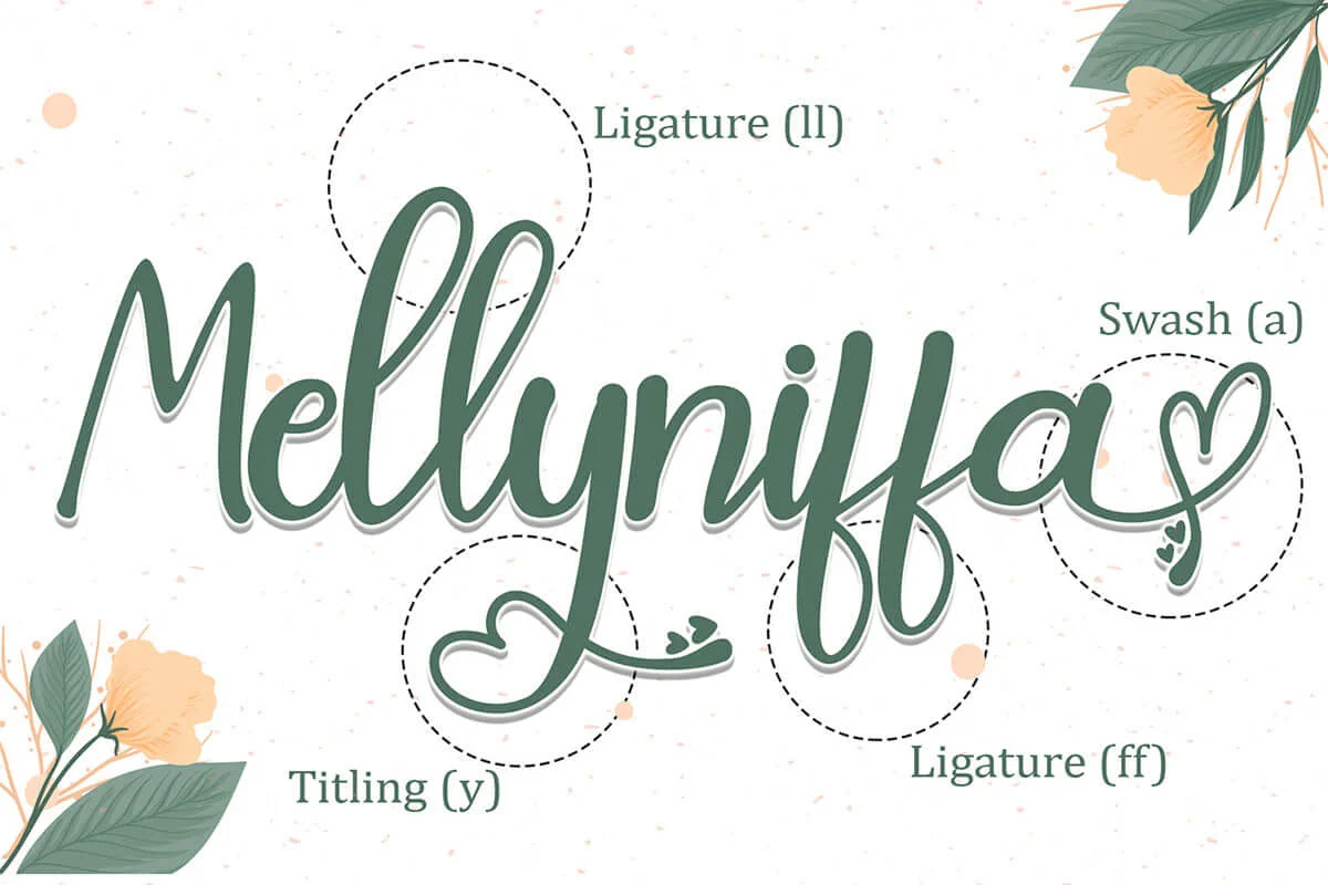 Maylove Calligraphy Font Preview 6