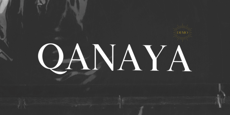 This image contains graphics for Qanaya serif font
