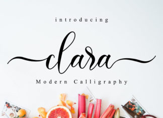 Free Clara Calligraphy Font