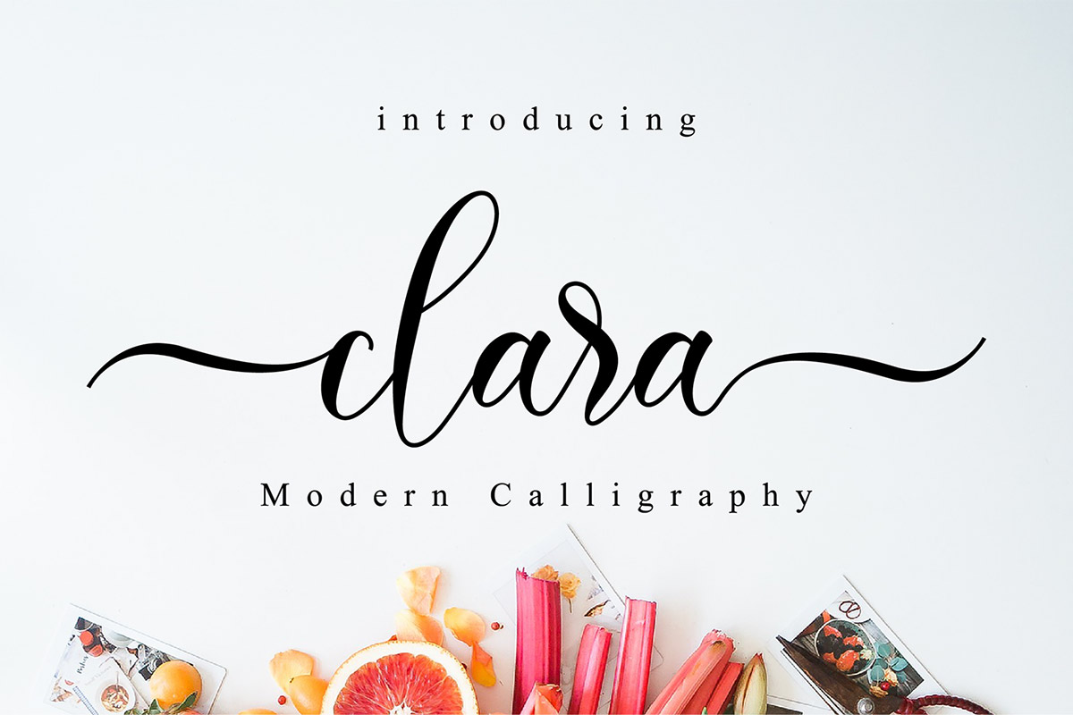 Free Clara Calligraphy Font