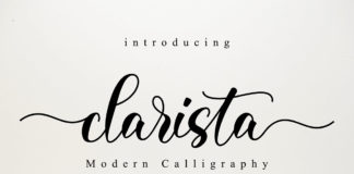 Free Clarista Calligraphy Font