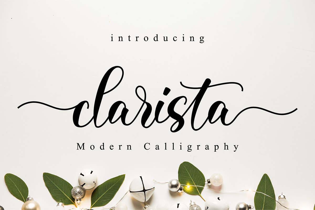 Free Clarista Calligraphy Font