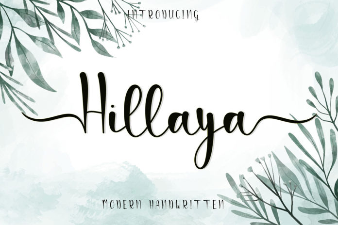 Free Hillaya Handwritten Font