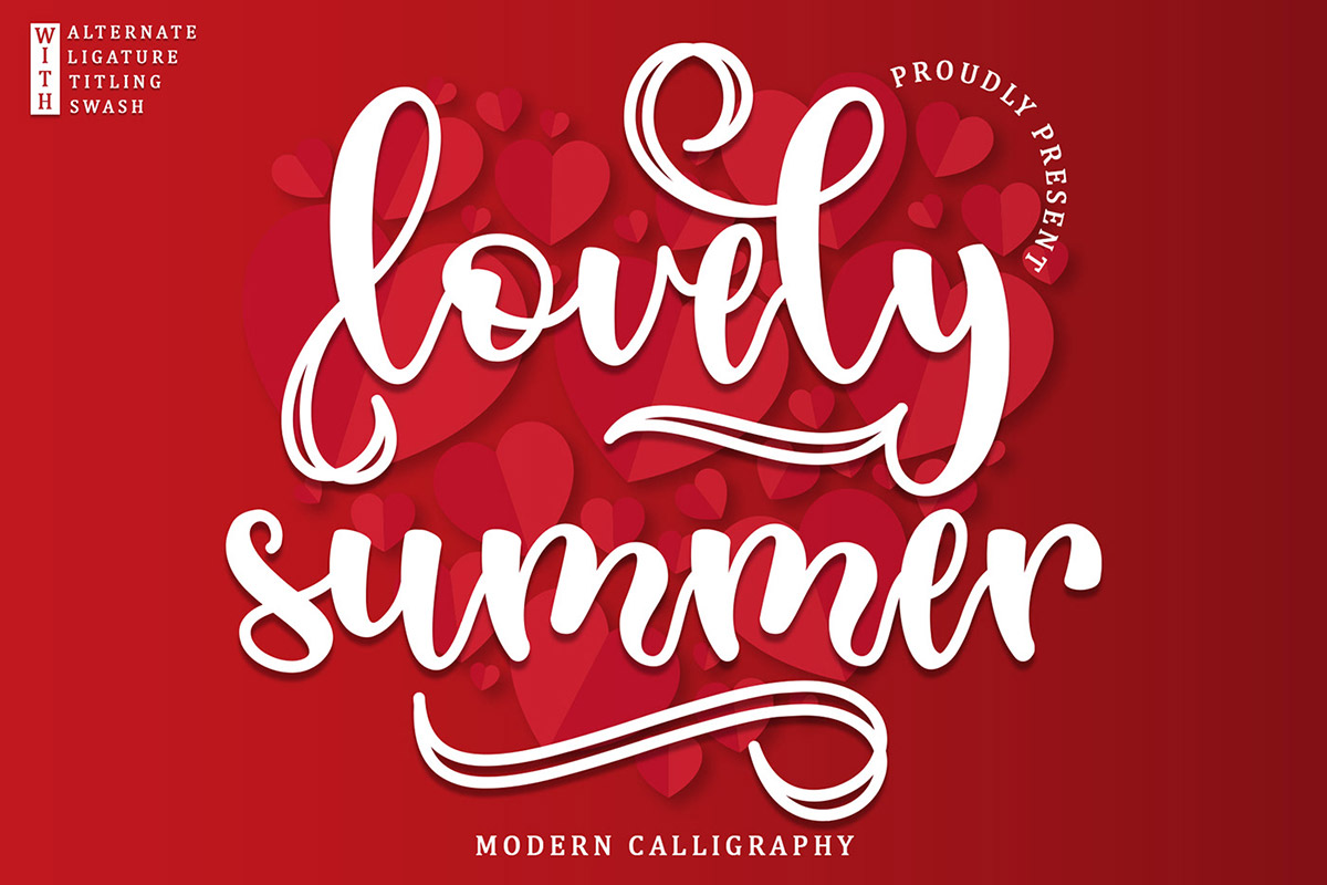 Free Lovely Summer Calligraphy Font