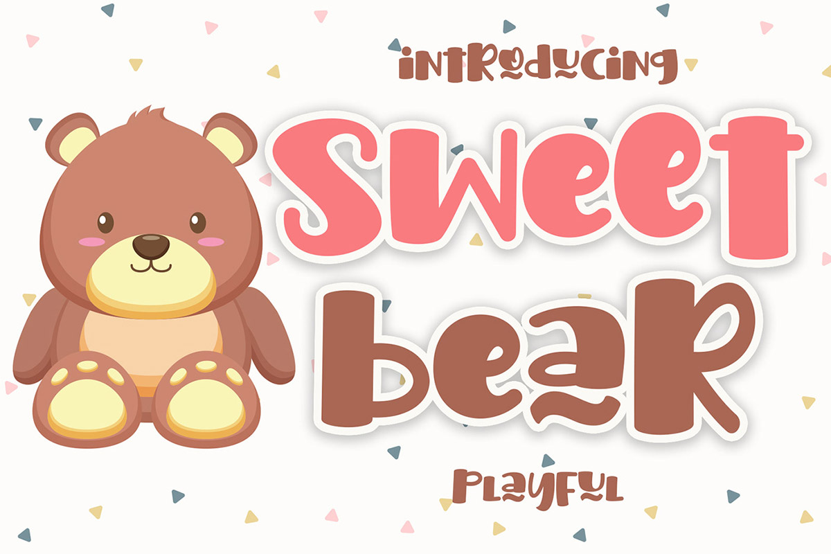 Free Sweet Bear Playful Font