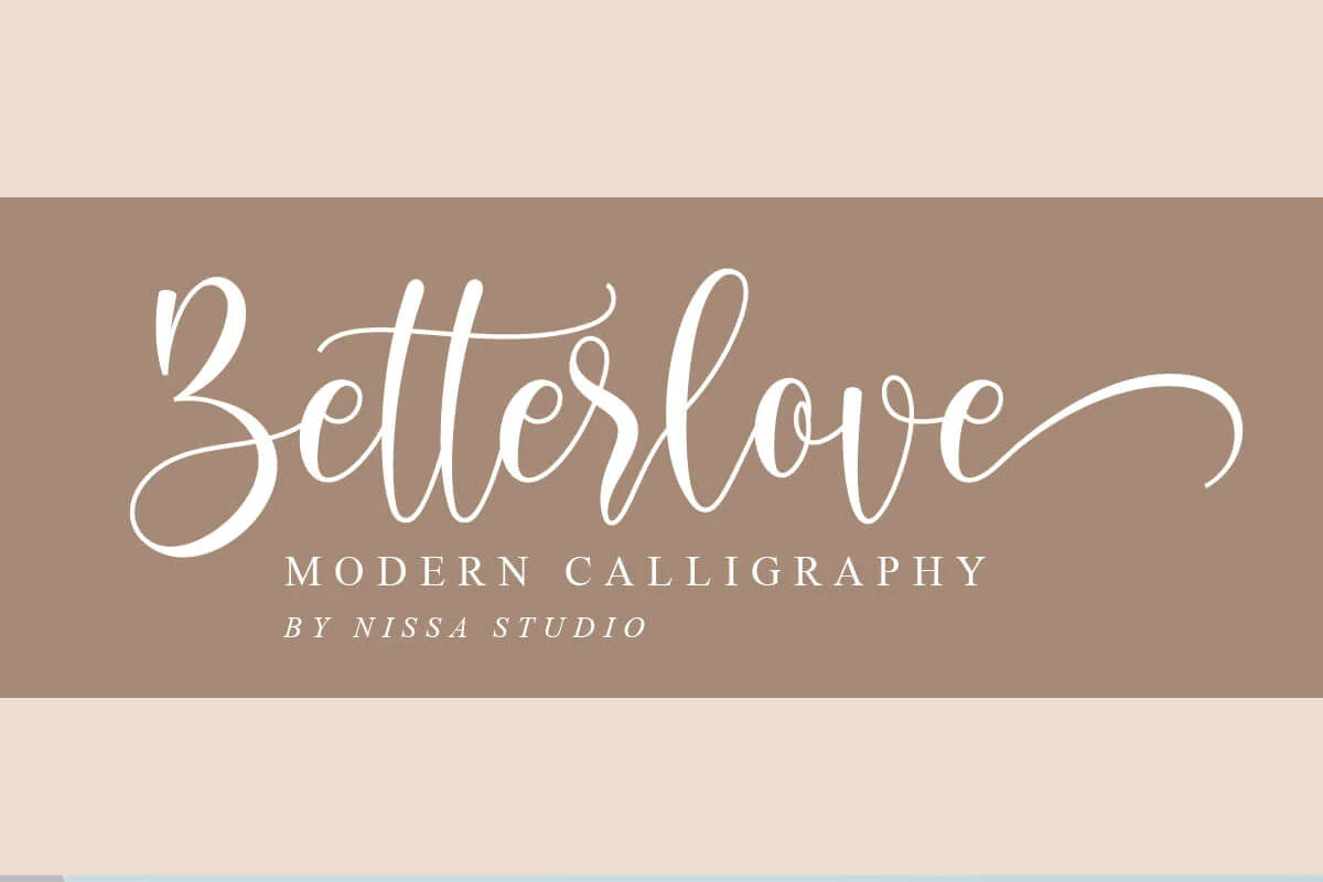 Hosbela Calligraphy Font Preview 1