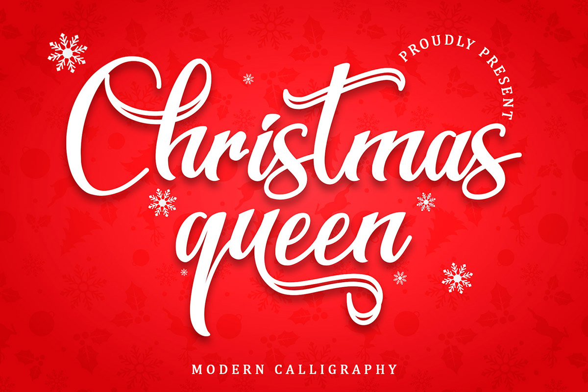 Free Christmas Queen Script Font