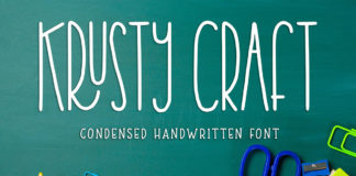 Free Krusty Craft Handwritten Font