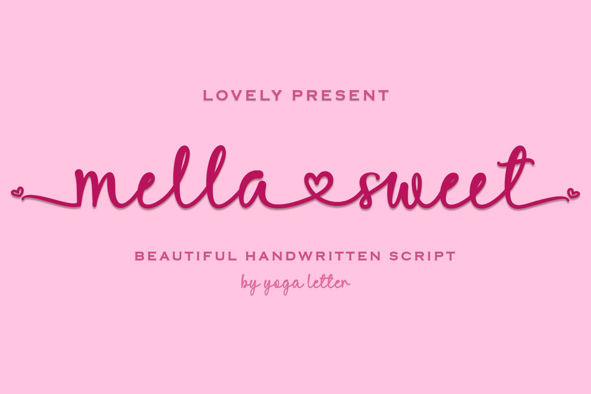 Free Mella Sweet Script Font