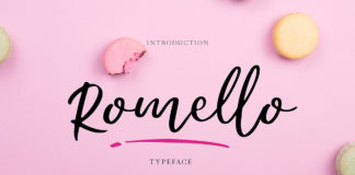 Free Romello Script Font