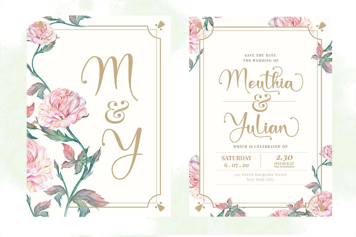Mathella Calligraphy Font Preview 3