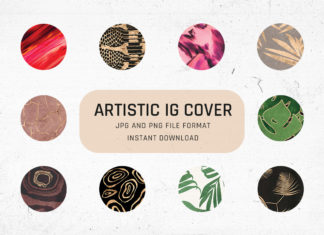Free Artistic Instagram Highlight Covers