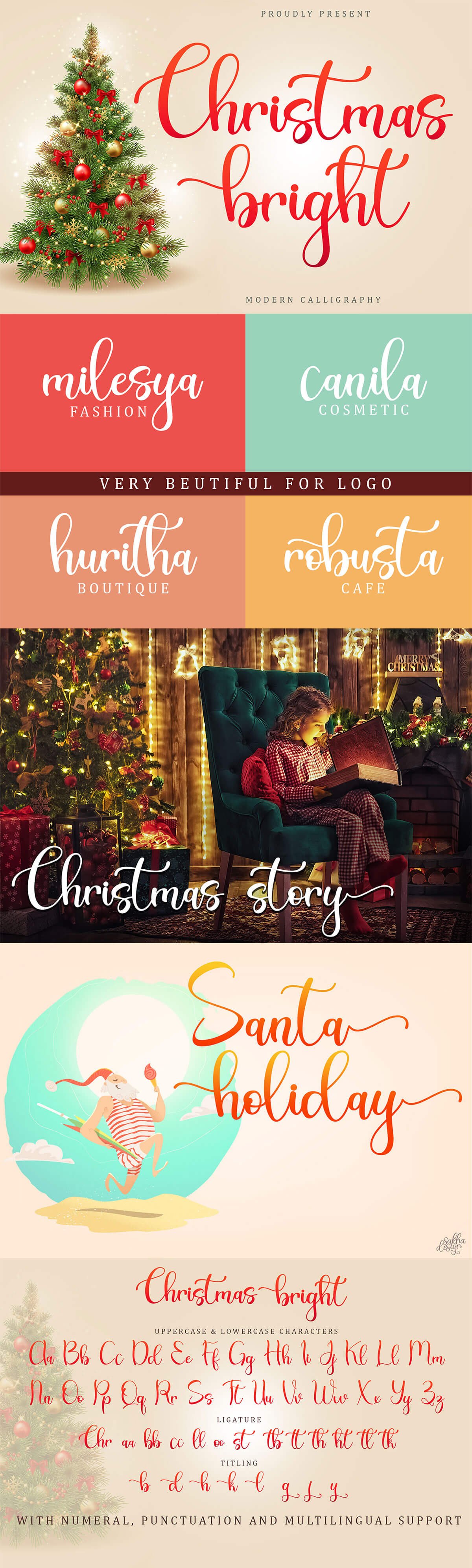 Christmas Bright Calligraphy Font