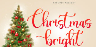 Christmas Bright Calligraphy Font