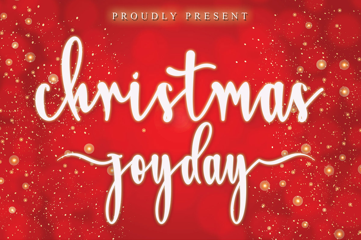 Free Christmas Joyday Script Font