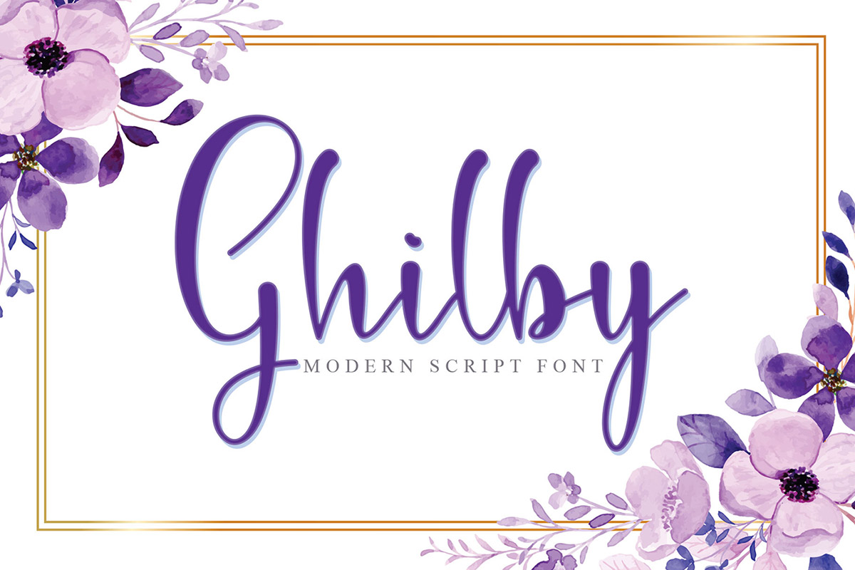 Free Ghilby Script Font