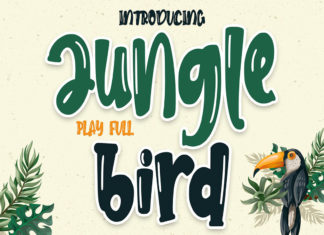 Free Jungle Bird Display Font