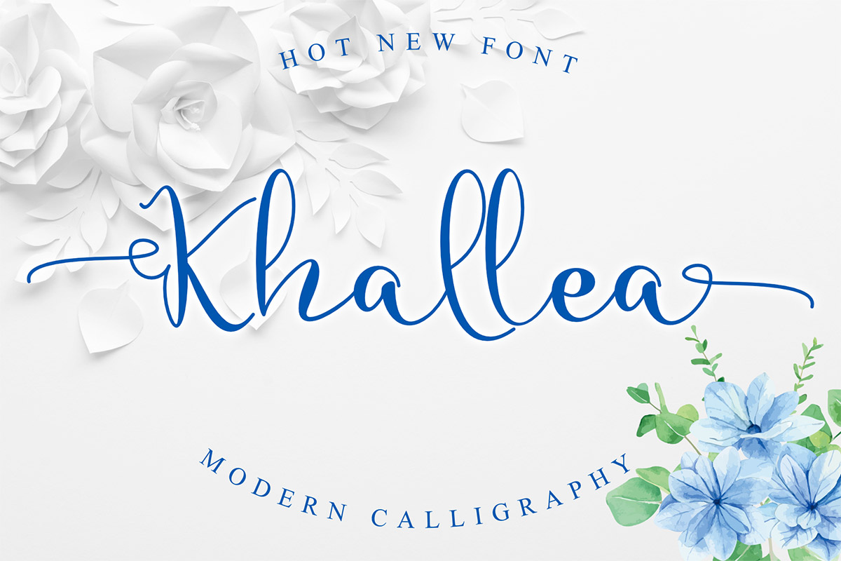 Free Khallea Handwritten Font